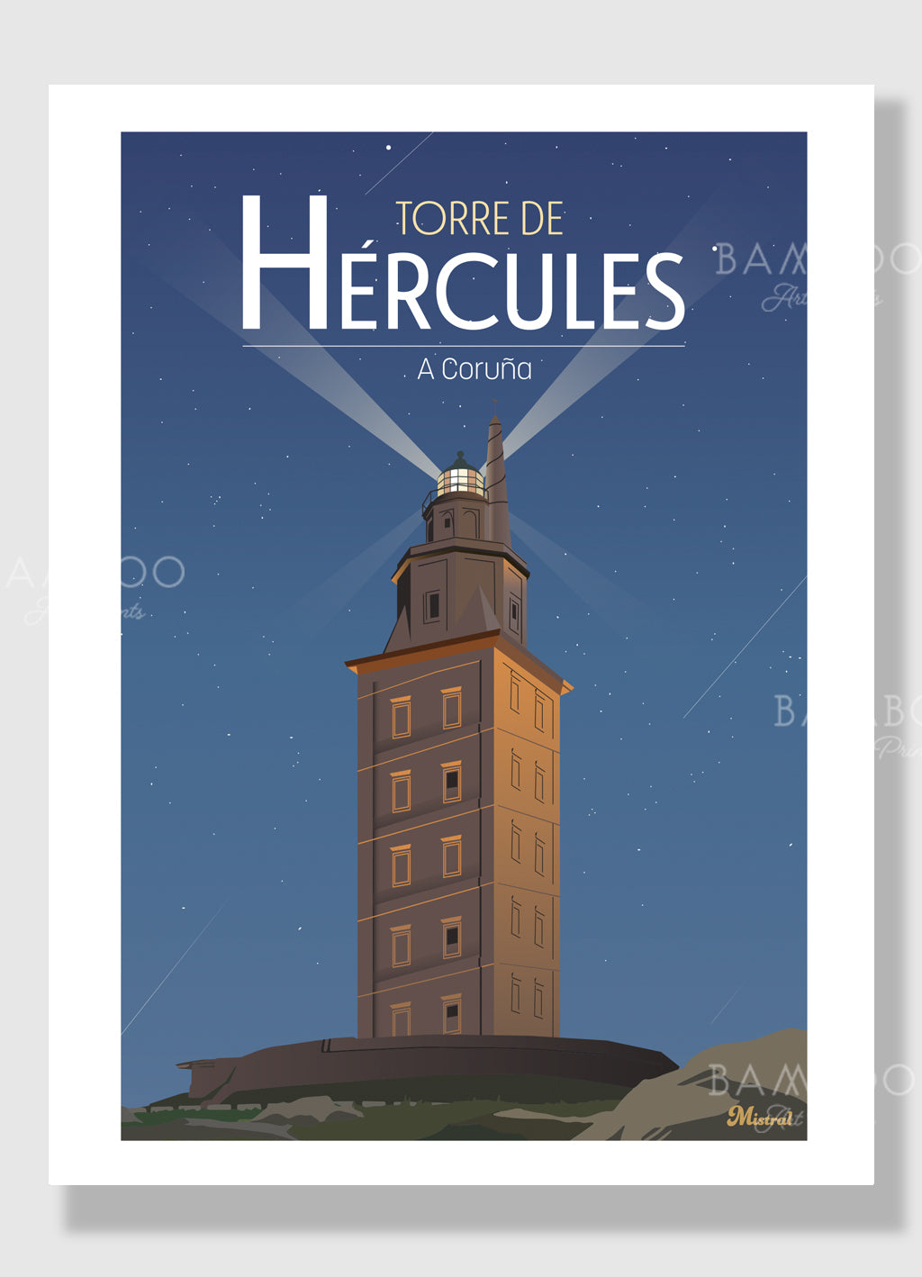 Lámina Torre Hércules, A Coruña