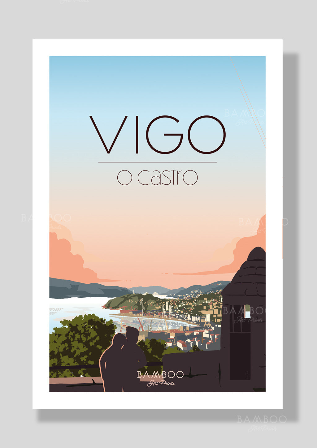 Postal O Castro, Vigo