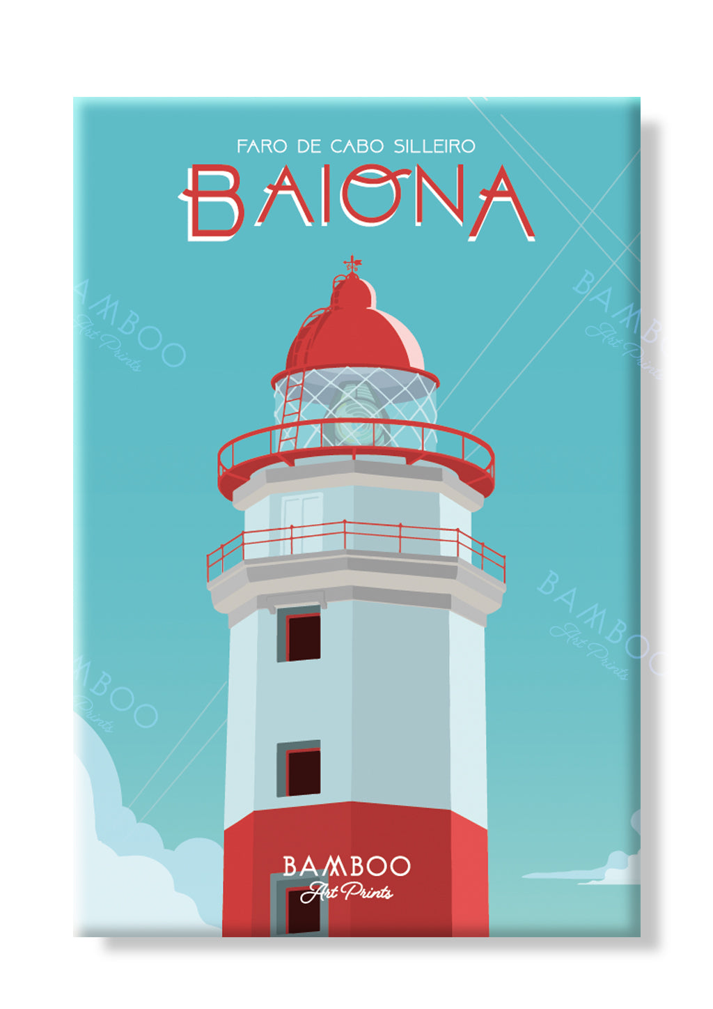 Imán Faro de Cabo Silleiro, Baiona