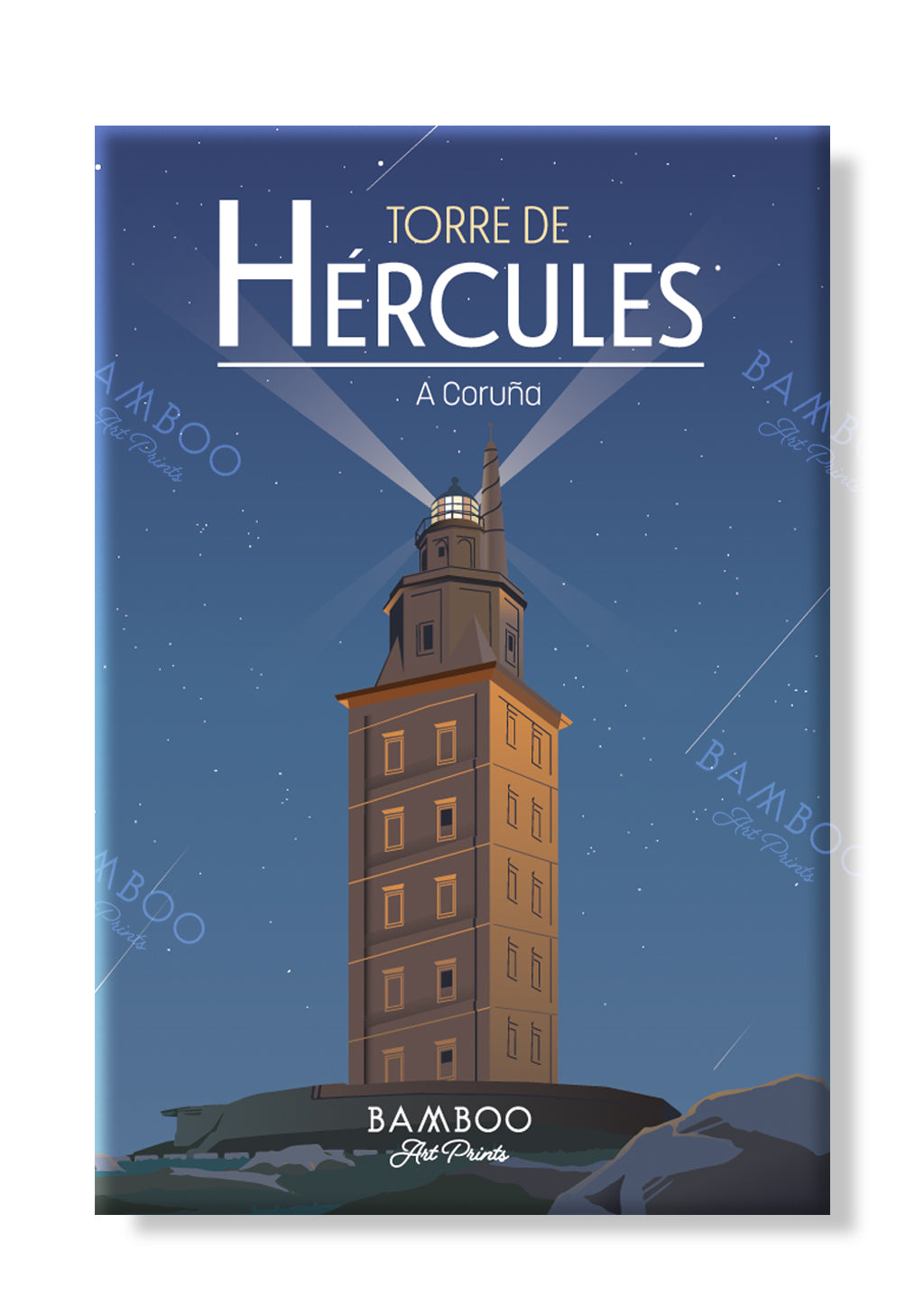 Imán Torre Hércules, A Coruña