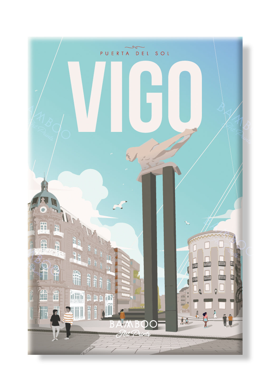 Imán Puerta del Sol, Vigo