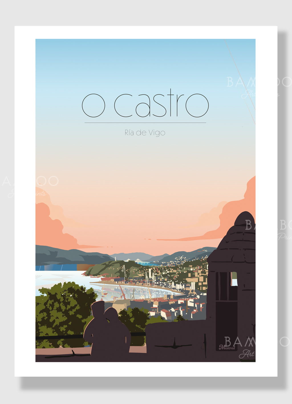 Lámina O Castro, Vigo