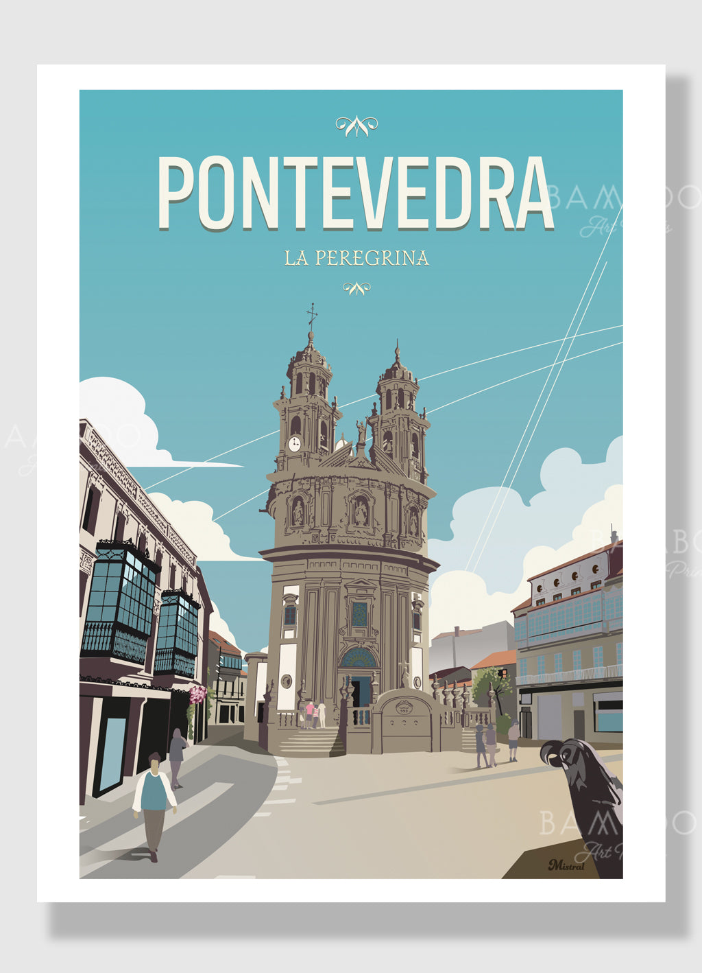 Lámina La Peregrina, Pontevedra
