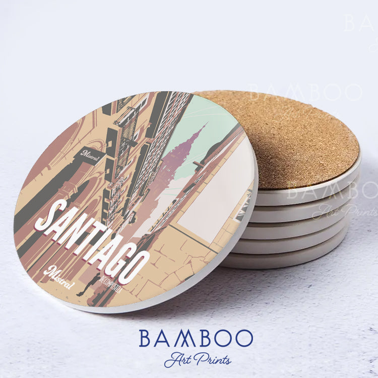 Posavasos Santiago de Compostela