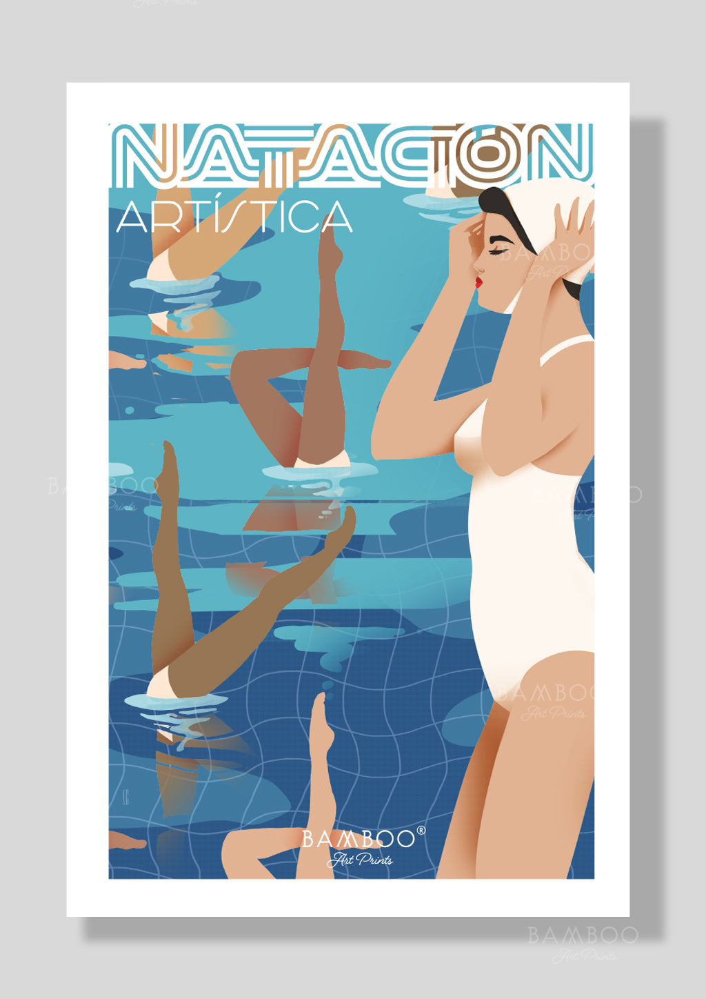 Postal Natación Artística