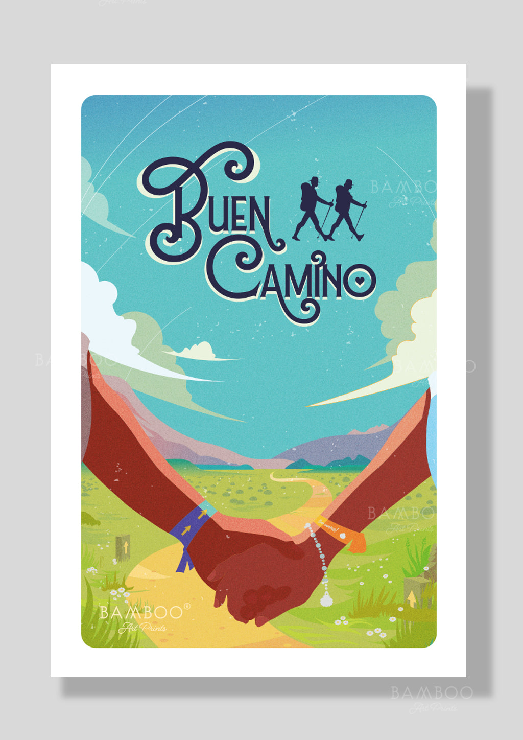 Postal LOVE, Camino de Santiago