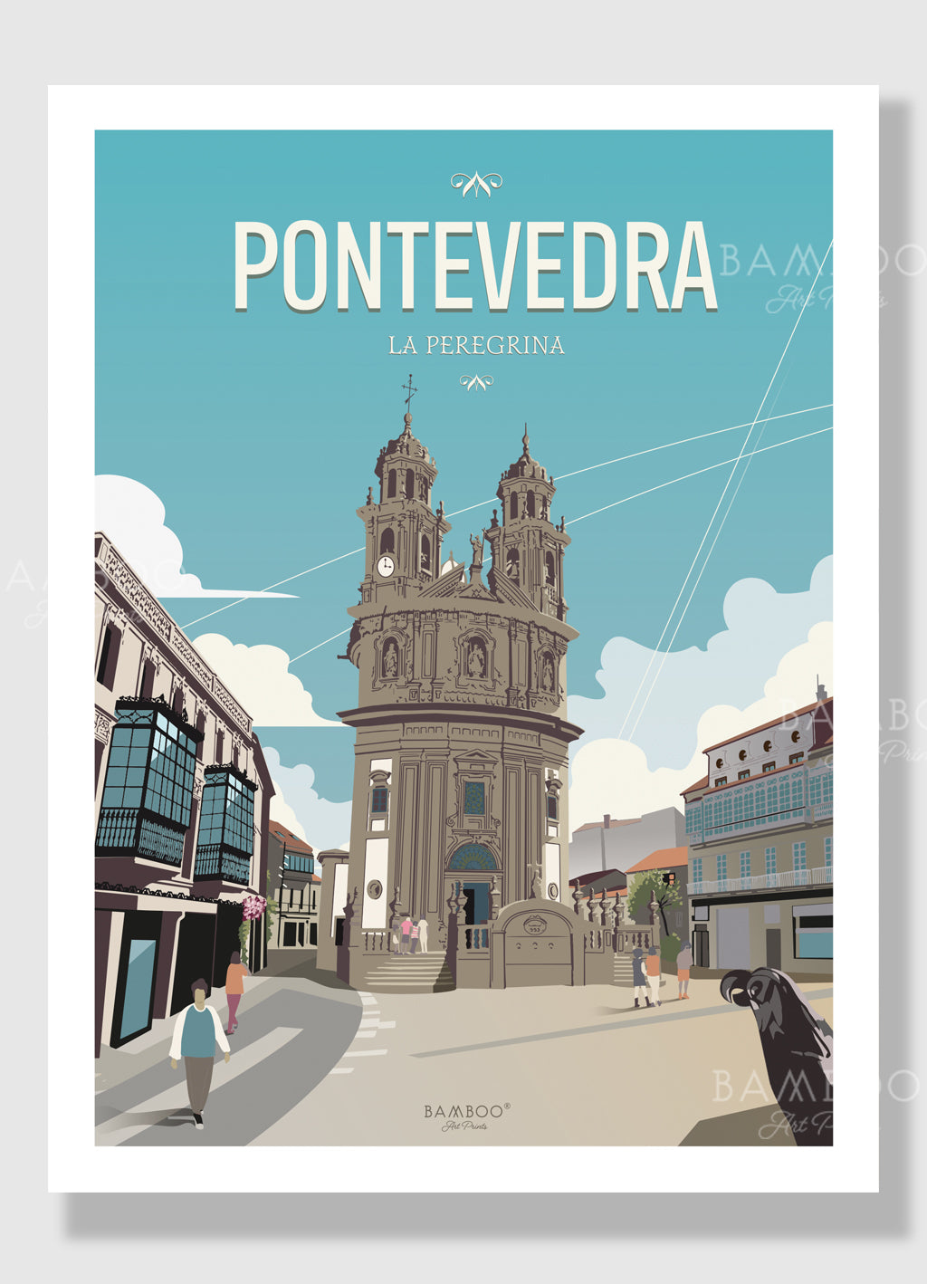 Lámina La Peregrina, Pontevedra