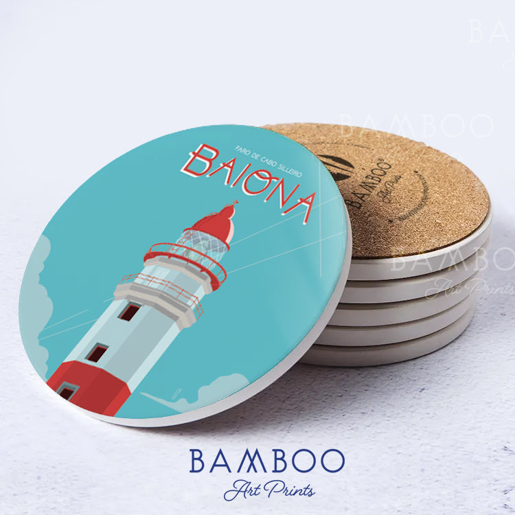 Posavasos Faro Cabo Silleiro, Baiona